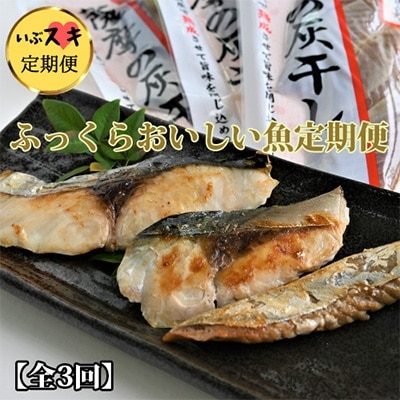 【全3回】ふっくらおいしい魚定期便